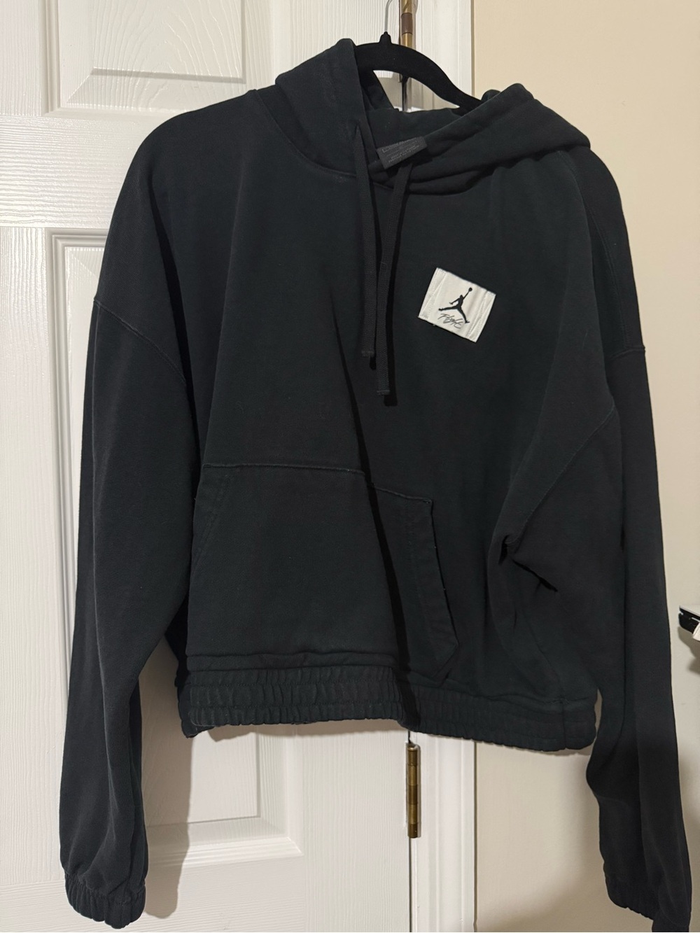 Jordan cropped oversized hoodie